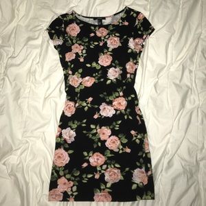 Body con floral dress