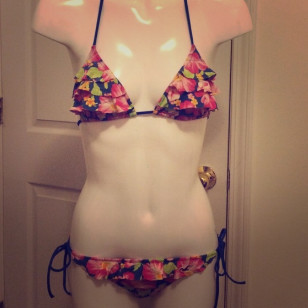 Fringe string 2 piece bikini set