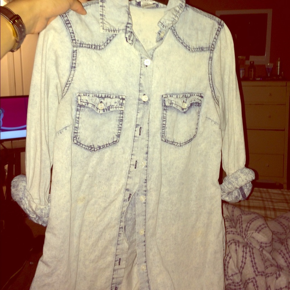 Dress like long sleeve shirt