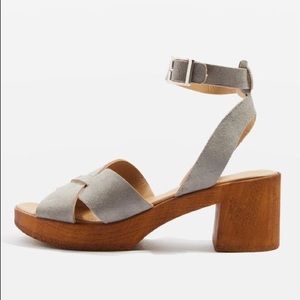 DOLLY Two Part Sandals, light grey