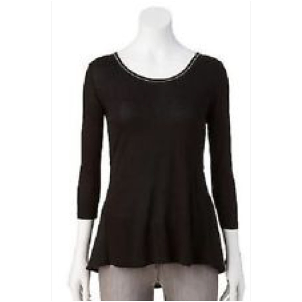 JENNIFER LOPEZ rose colored tunic blouse top
