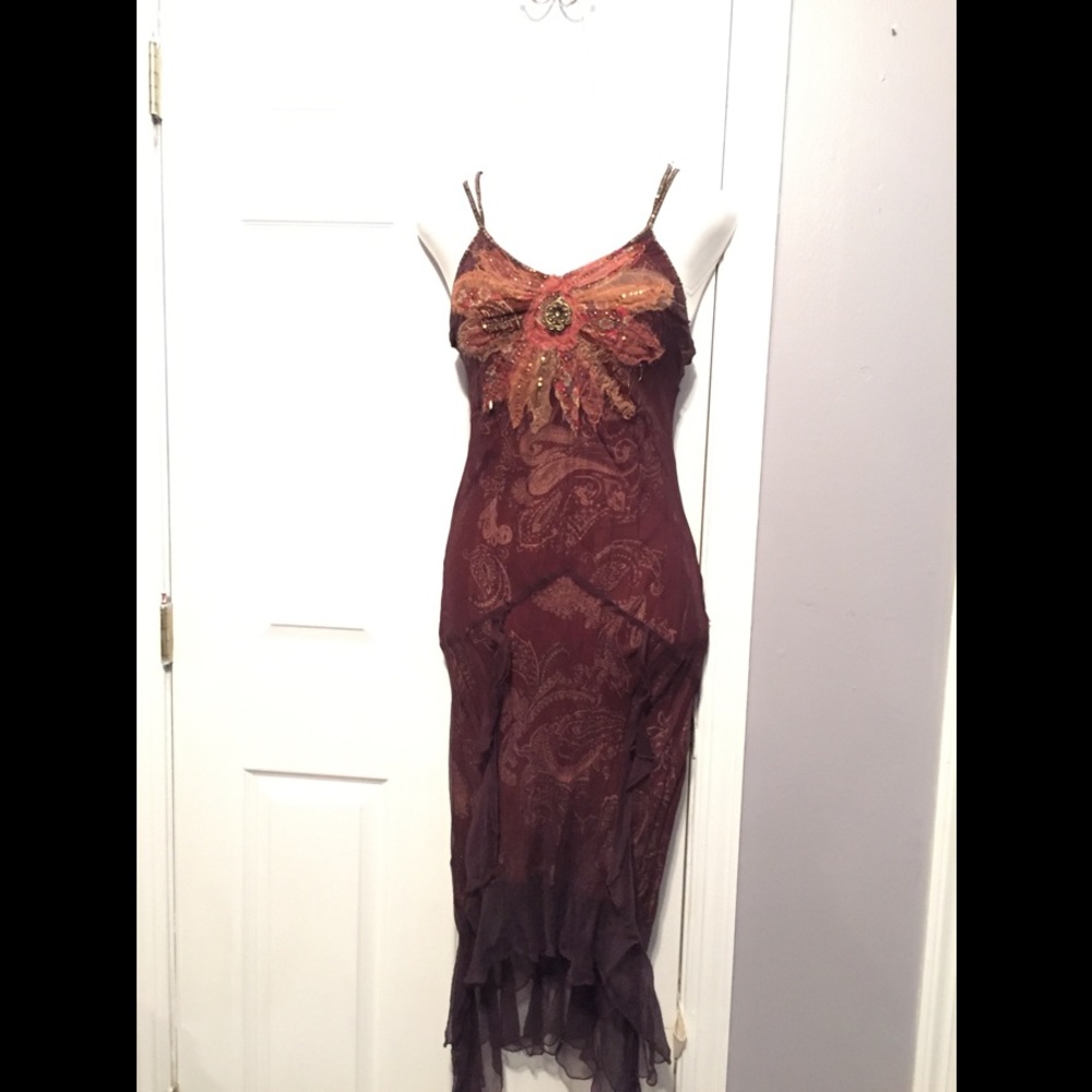 Brown Marciano dress