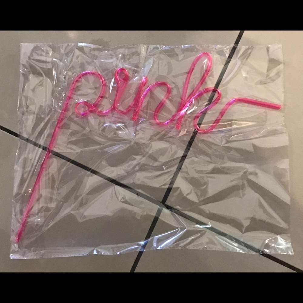 Victoria Secret Pink Straw
