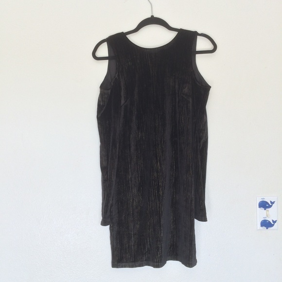 Topshop Velvet Cold Shoulder Dress - Picture 3 of 8