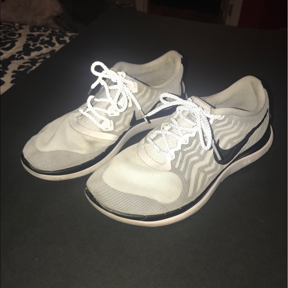 Nike White Running Shoes