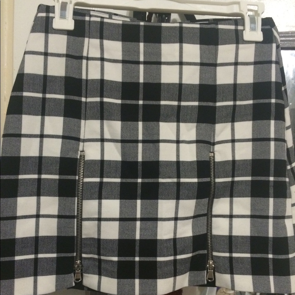 Zara Plaid Skirt