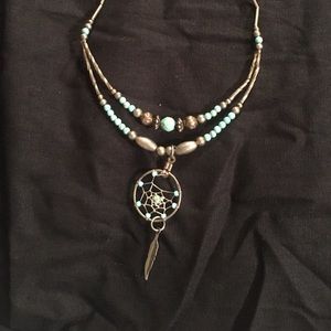 Native American Handmade dreamcatcher necklace