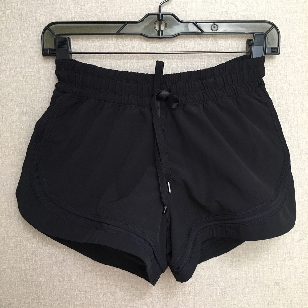 Lululemon Logo Running Shorts with Built-in Brief