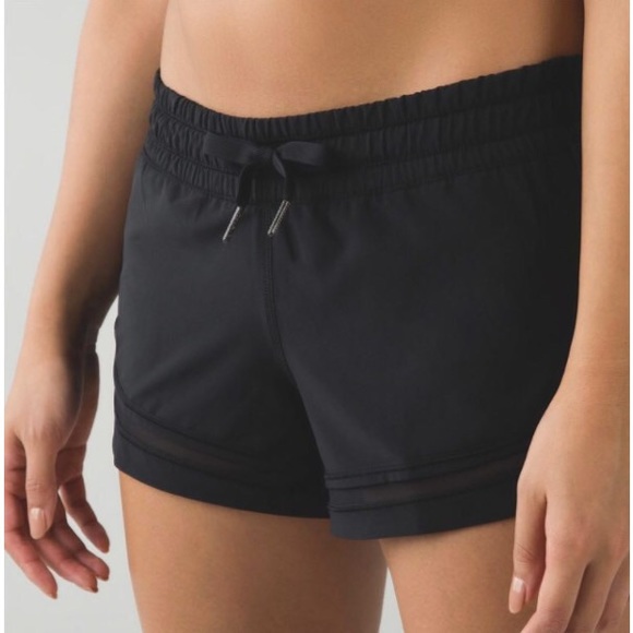 Lululemon Logo Running Shorts with Built-in Brief - Picture 2 of 8