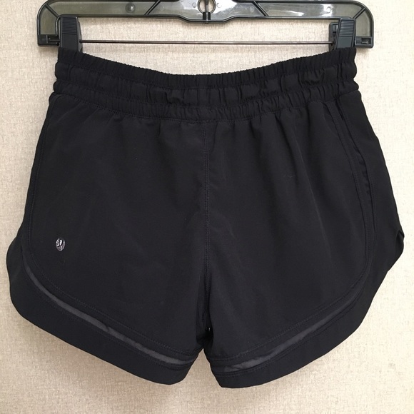 Lululemon Logo Running Shorts with Built-in Brief - Picture 3 of 8