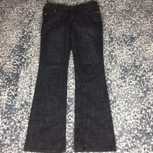 Bebe Dark Wash Rhinestone Bling Denim Jeans 242B1