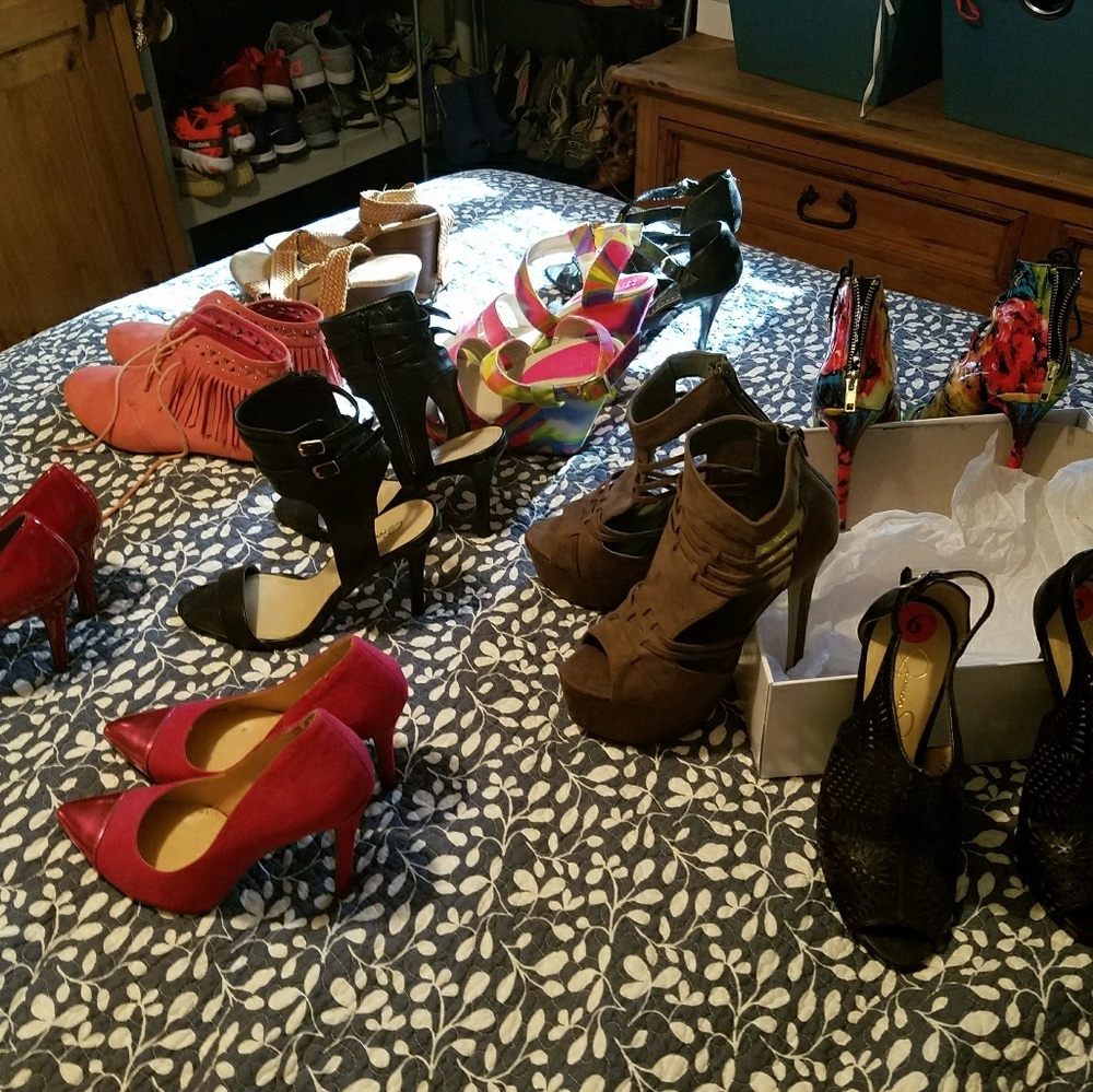 Heels by the bunch