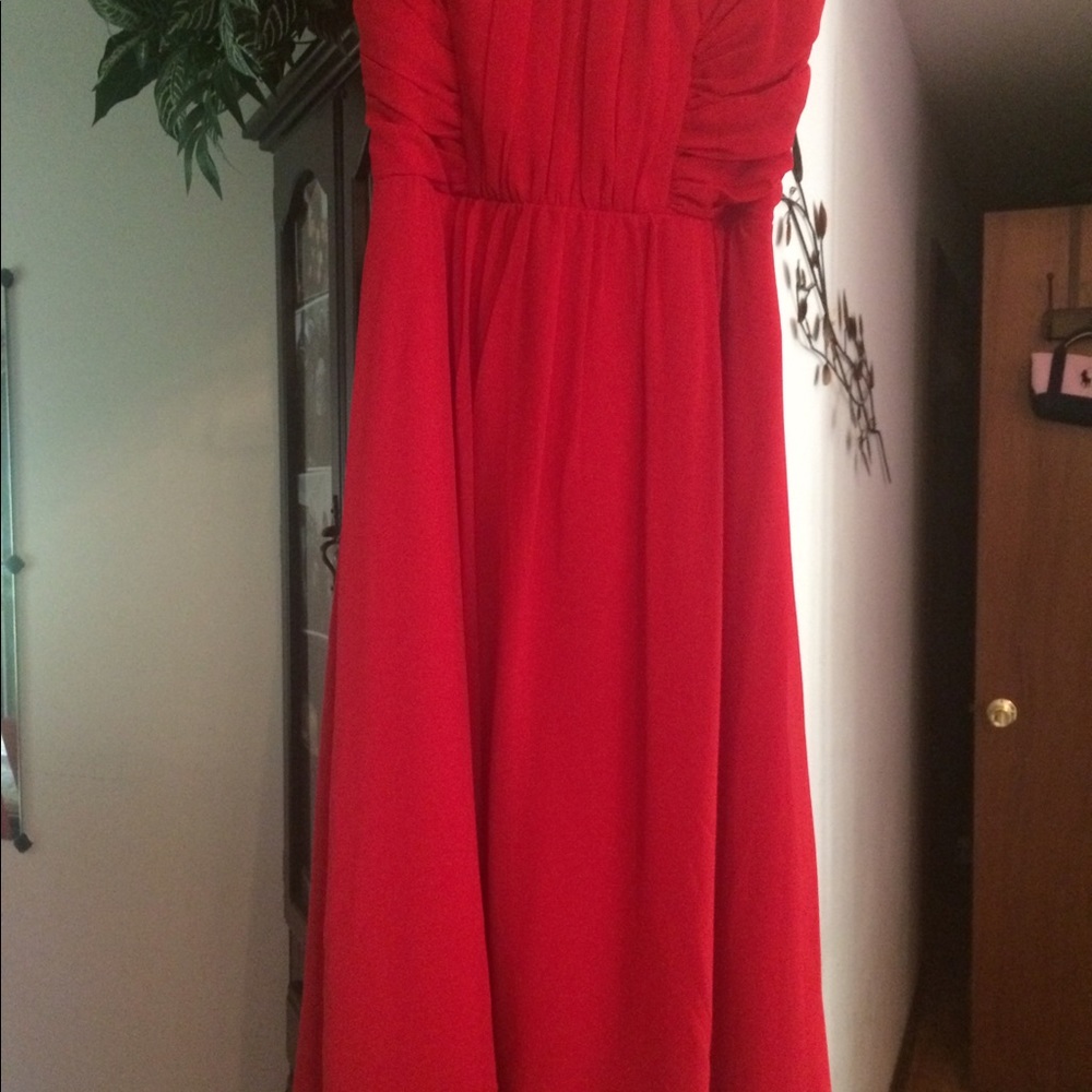 Red dress