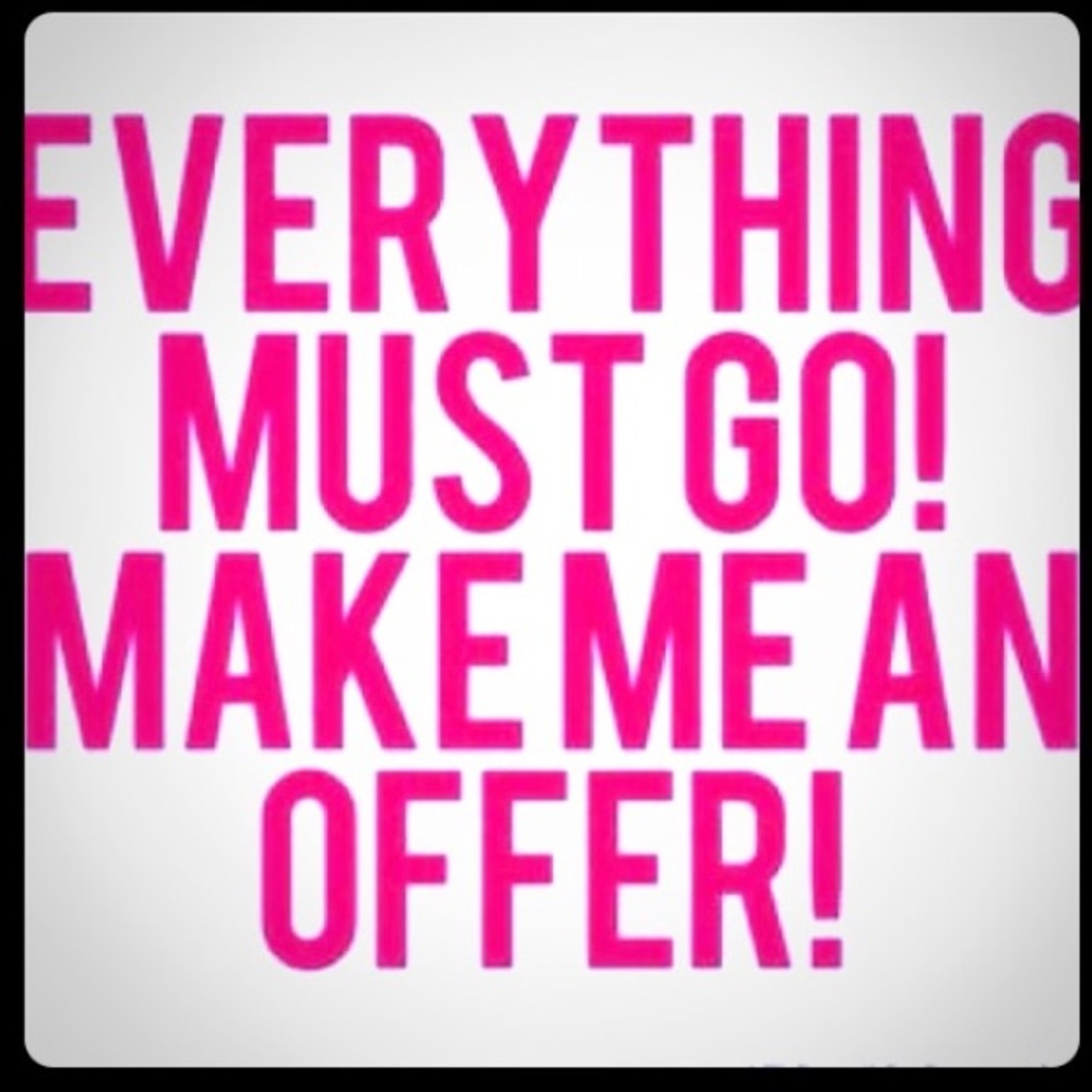 TWO DAYS until I close my closet!  Make an offer!