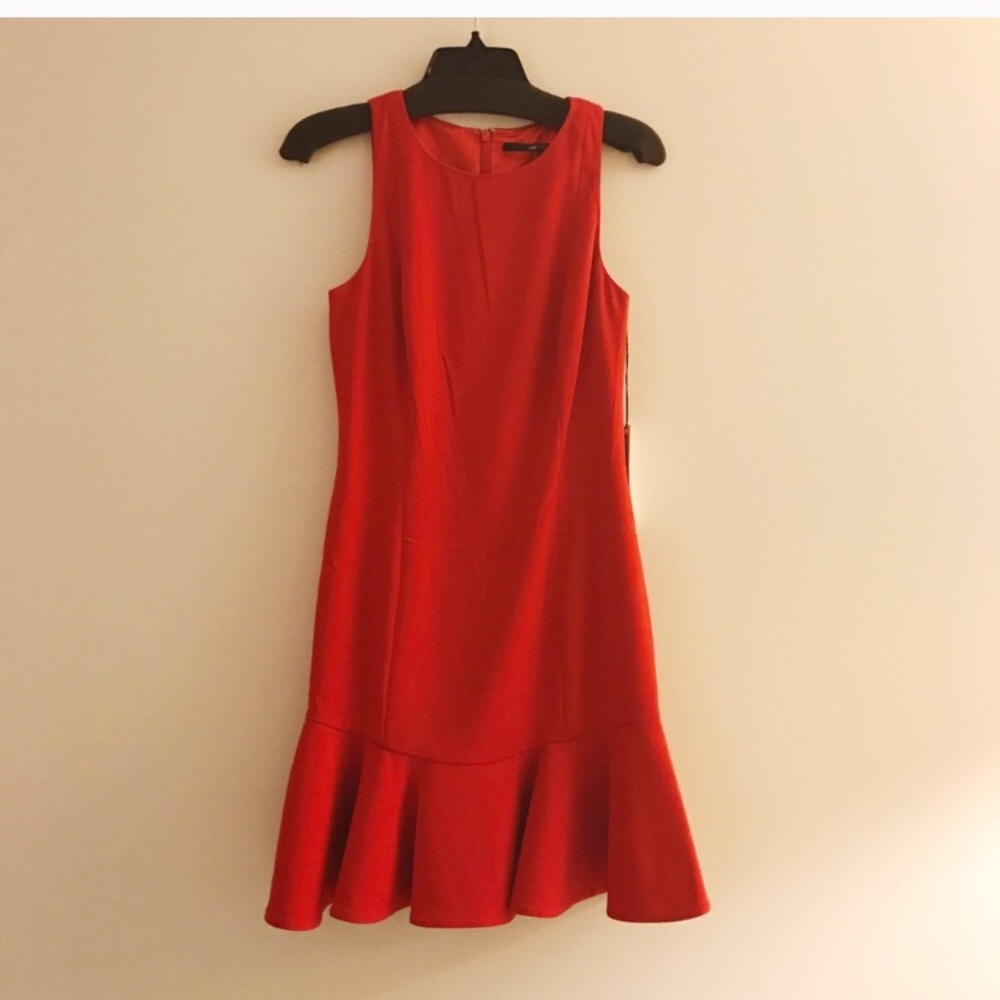 Red Jay Godfrey fit and flare dress worn once