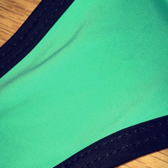 Blue strapless push-up swimsuit - Picture 5 of 6