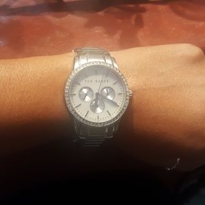 Ted Baker rhinestone silver watch FINAL
