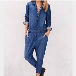 "One" for Urban Outfitters Denim Romper/Jumpsuit.