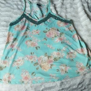 Rue 21+ sequin strappy tank