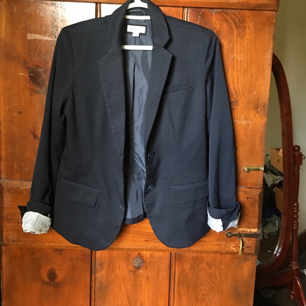 Navy blue blazer