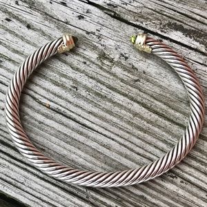 David Yurman Cable Classics Bracelet with Peridot