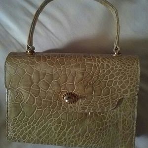 Exotic reptile skin small purse