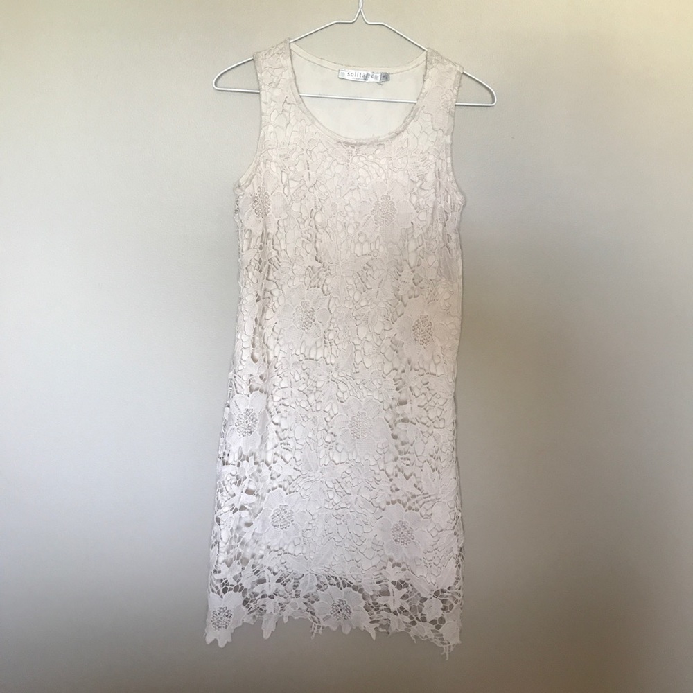 Ivory Lace Dress