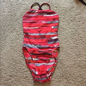 Speedo one piece bathing suit