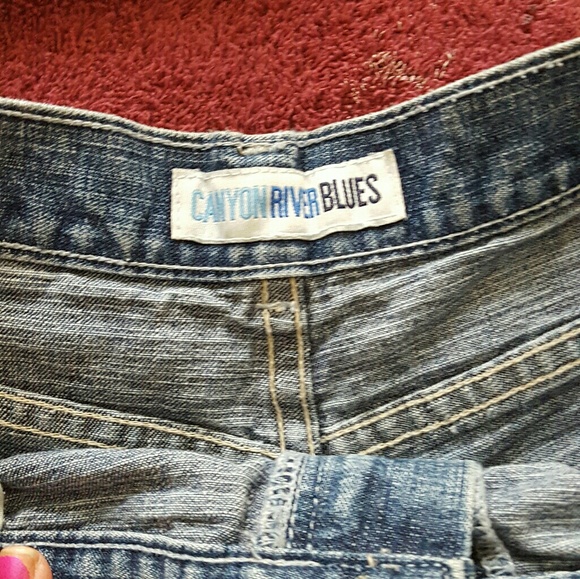 Canyon River Blues jean shorts Girls size 16 - Picture 3 of 4
