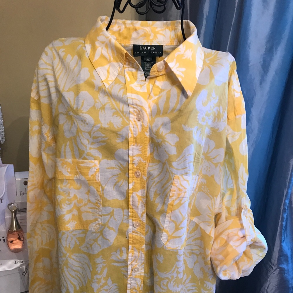 Lauren by Ralph Lauren plus size 2X shirt