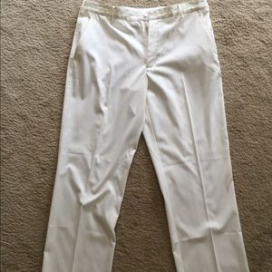 White Nike dri fit golf pants.  34x33. Worn once