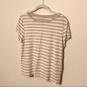 American Eagle 🦅 Stripped Crop Top size Large