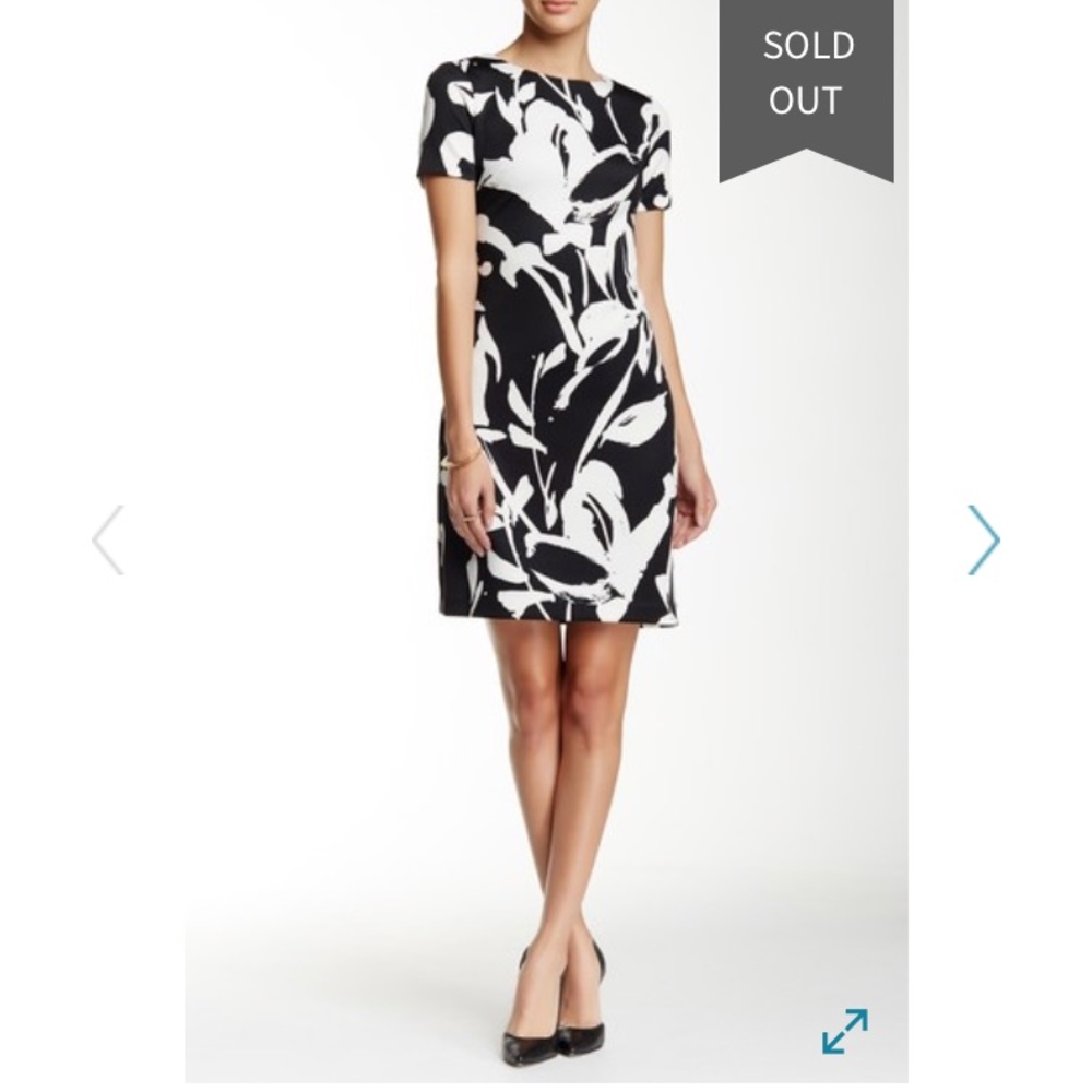 Vince Camuto Floral Print Sheath Dress