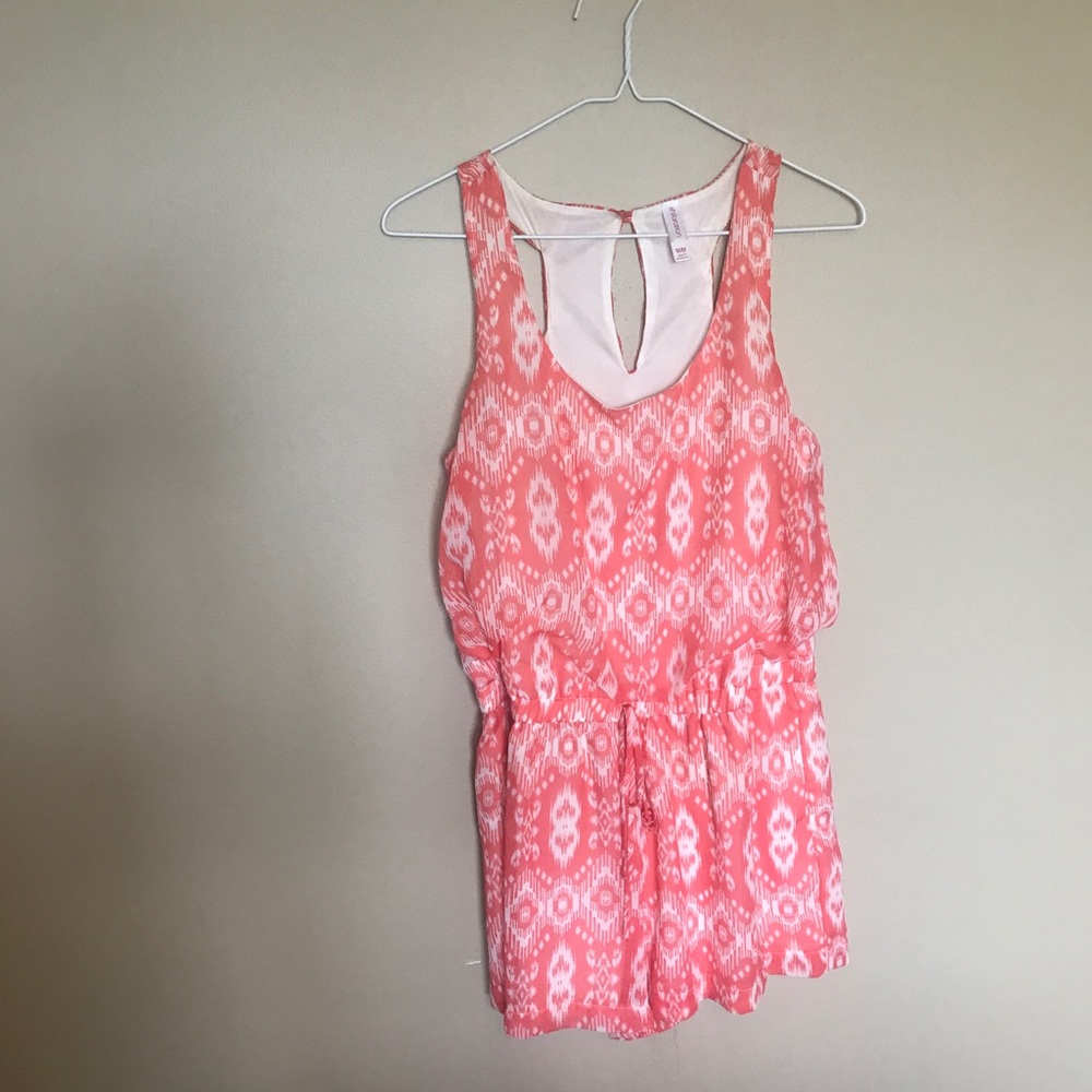 Adorable coral romper from Target