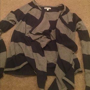 Aeropostale Navy blue and grey sweater