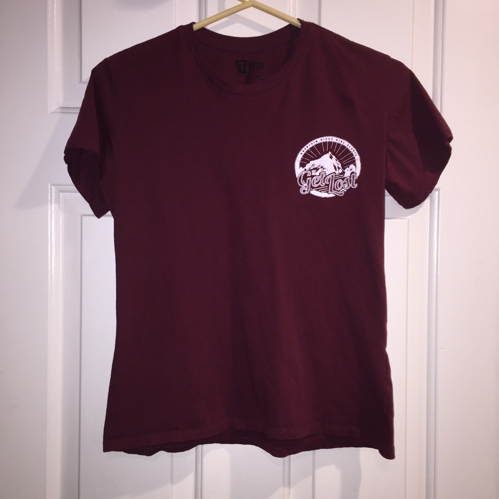 "get lost" women's t-shirt