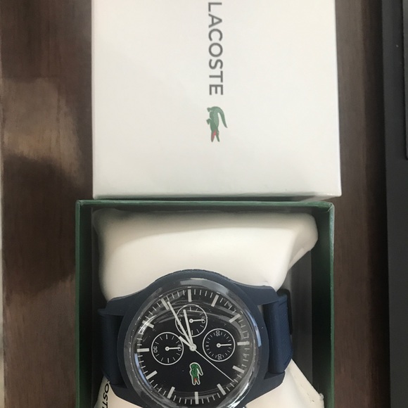 lacoste 12.12 watch blue