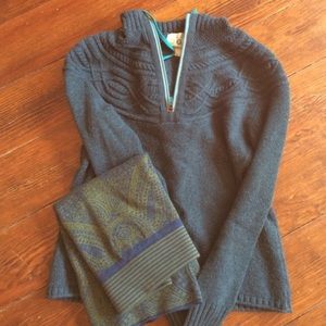 Skirt and sweater