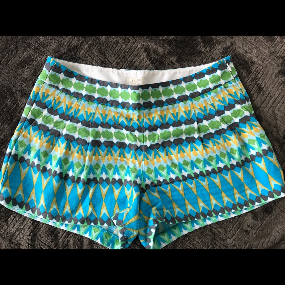 EUC Jcrew pattern short size 8