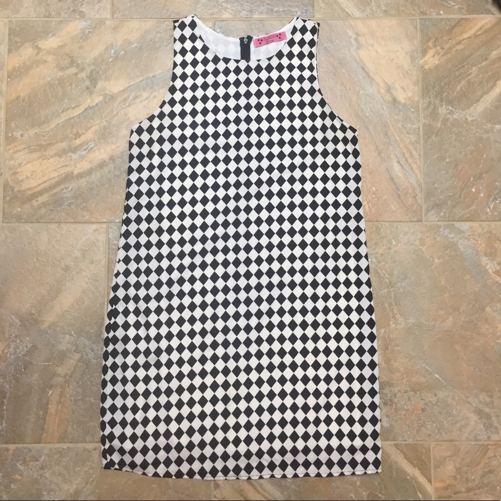 Harlequin Shift Dress