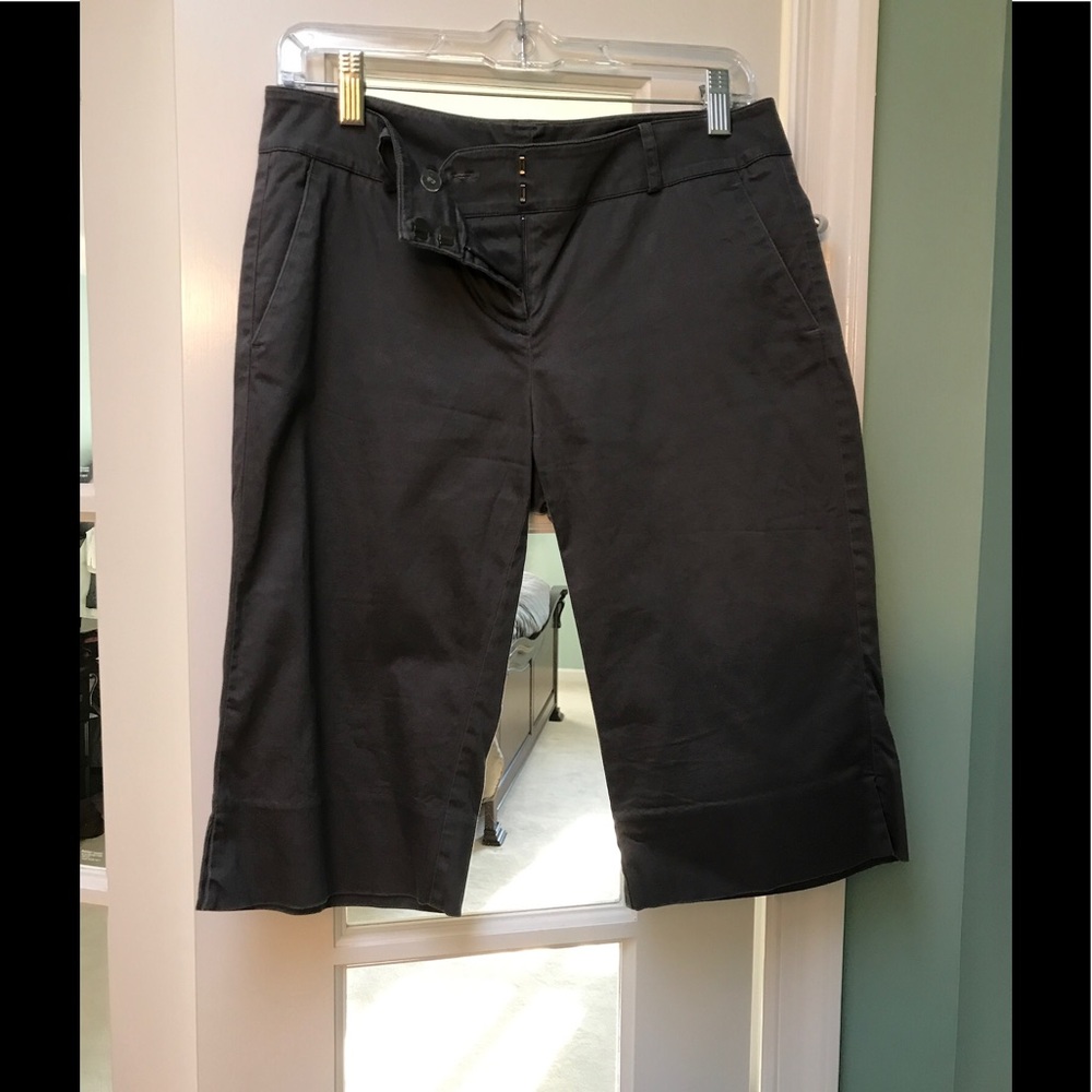 Gray Cropped Pants