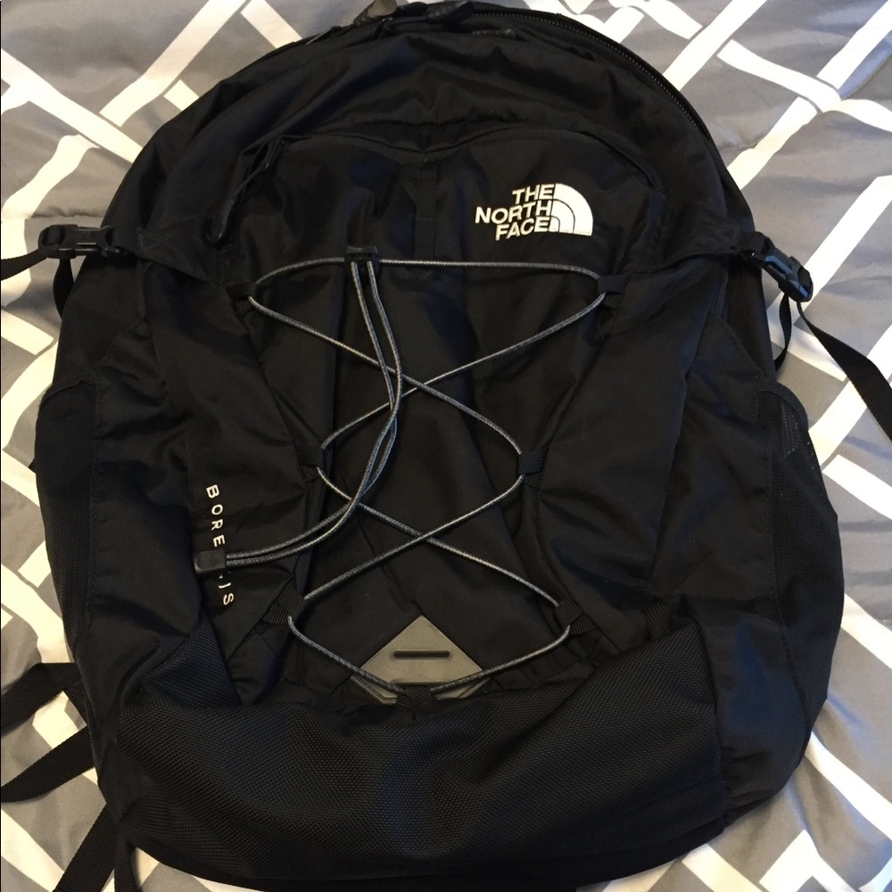 North Face Black Borealis Backpack