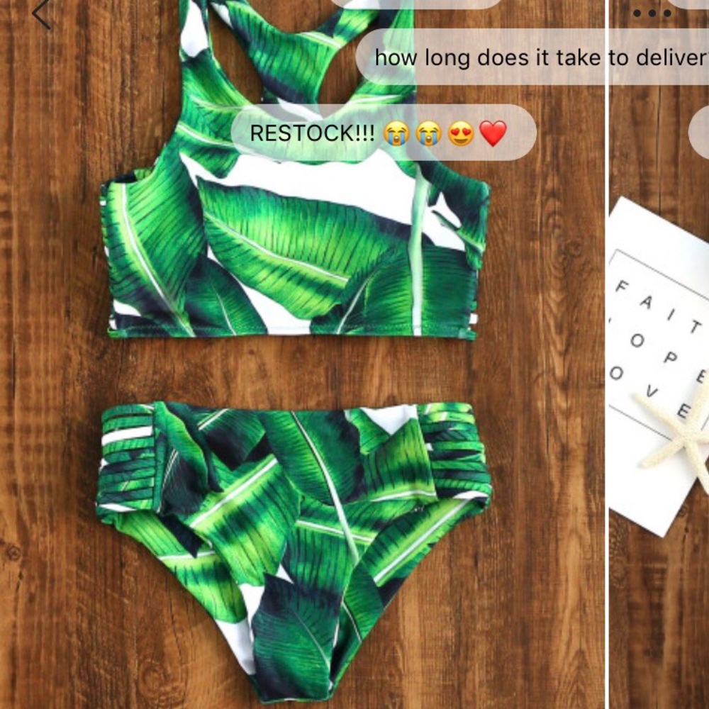 BRAND NEW TRENDY BATHING SUIT