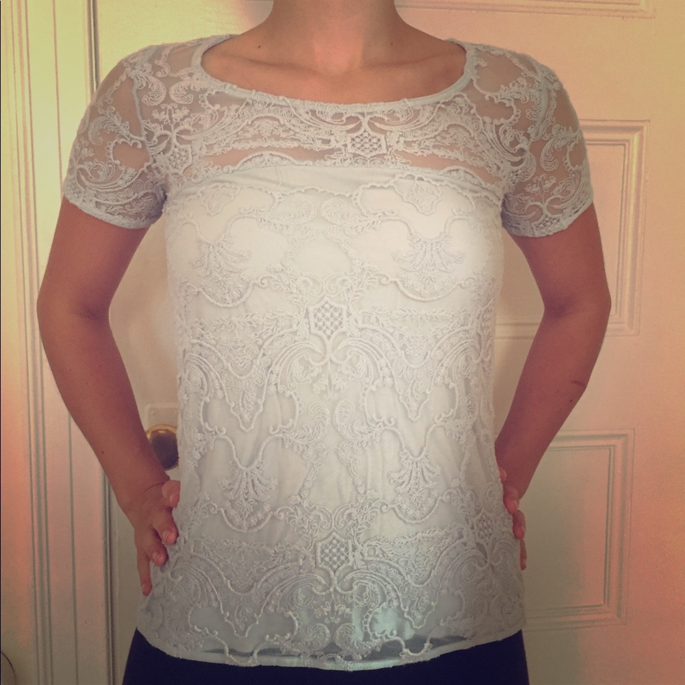 🌸 French lace shirt 🌸