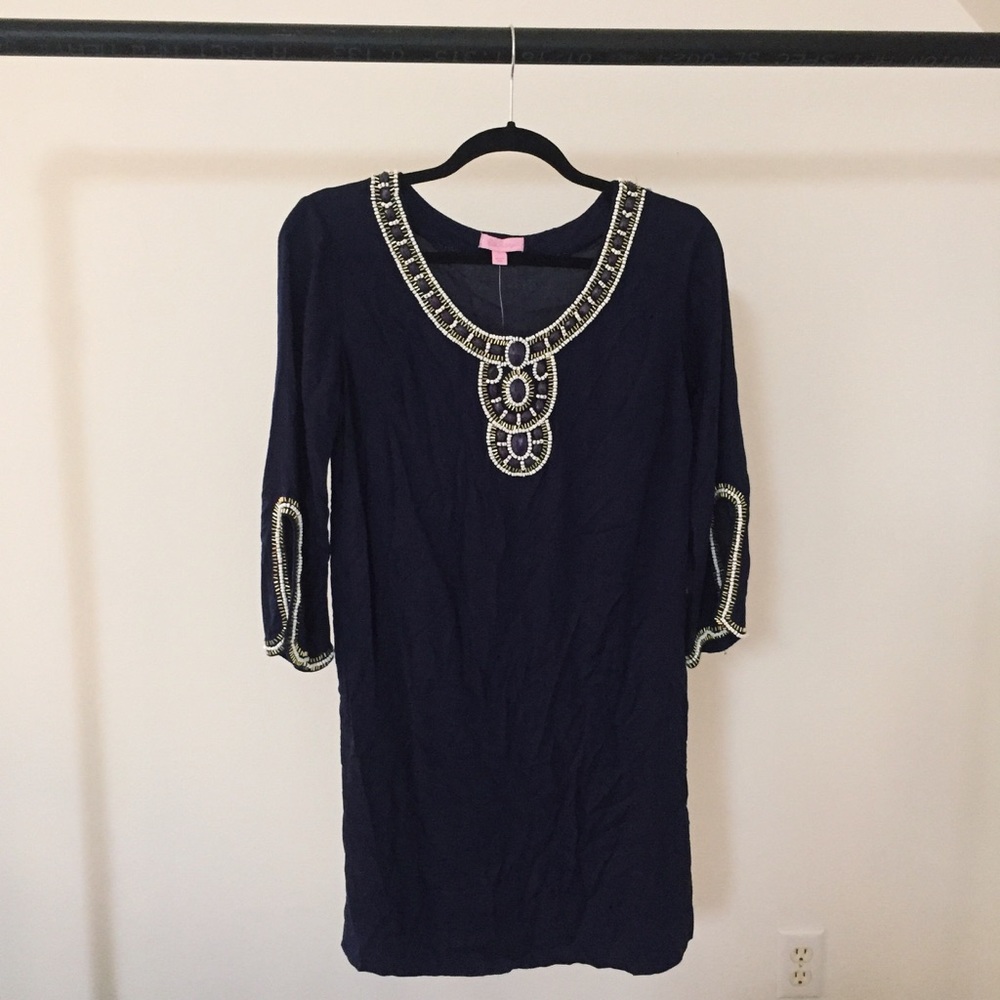 Lilly Pulitzer Dress with Beading Detail // New