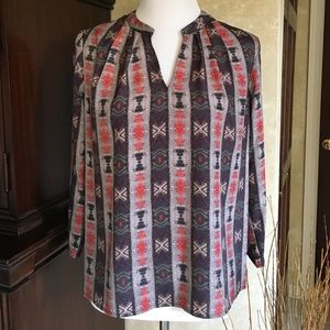 Collective Concepts tribal print blouse