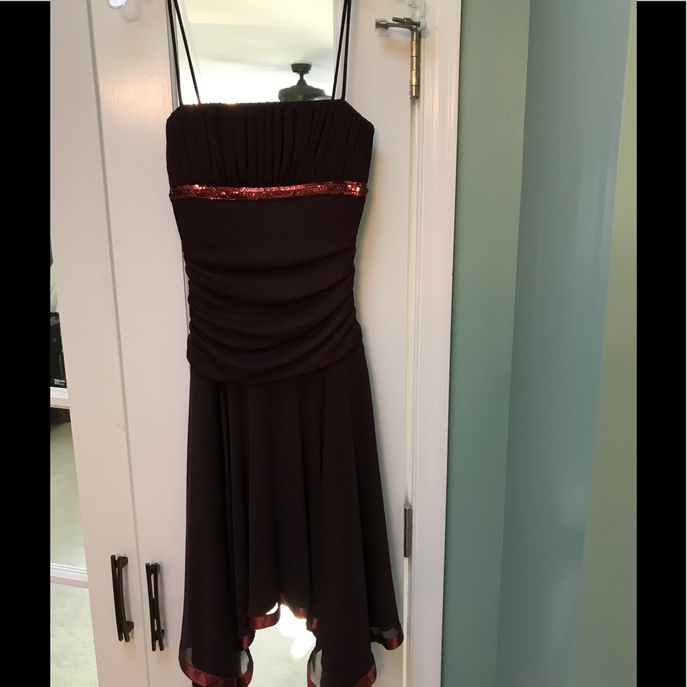 Flowing Maroon Dress
