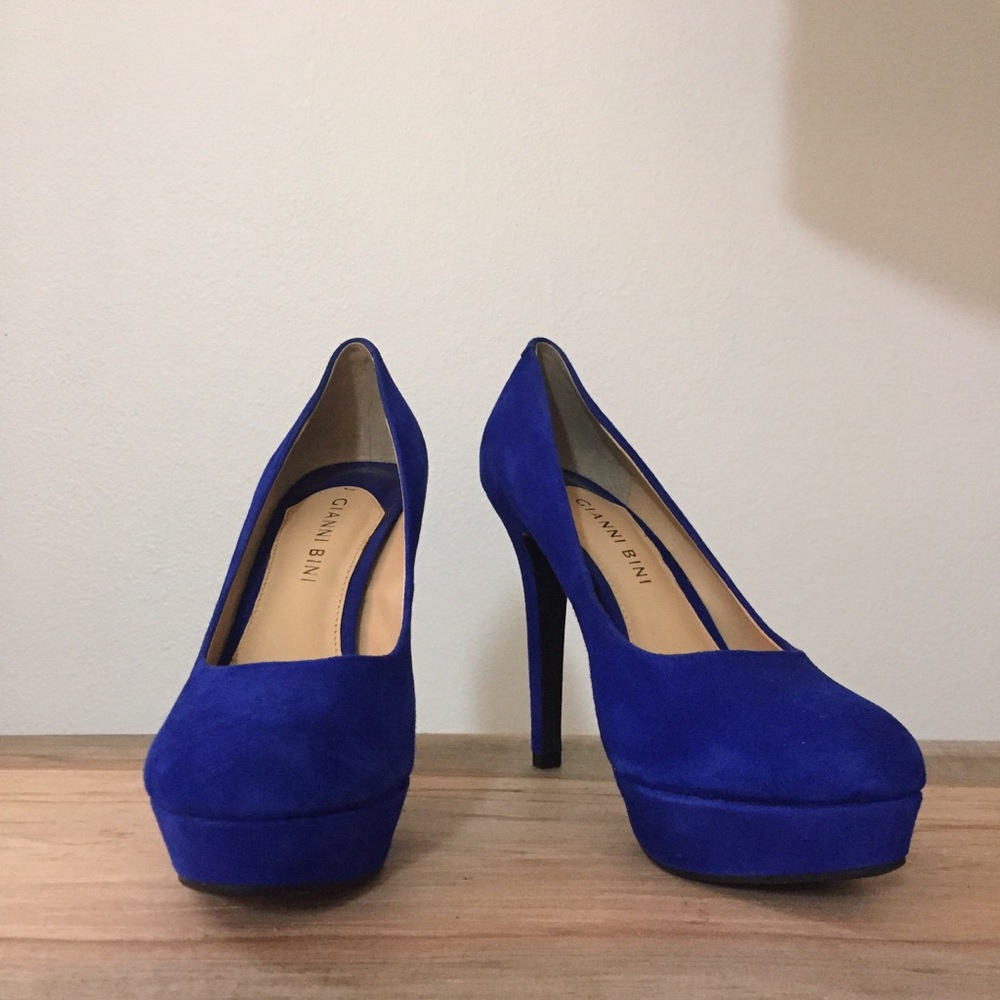 Gianni Bini Cobalt Pumps