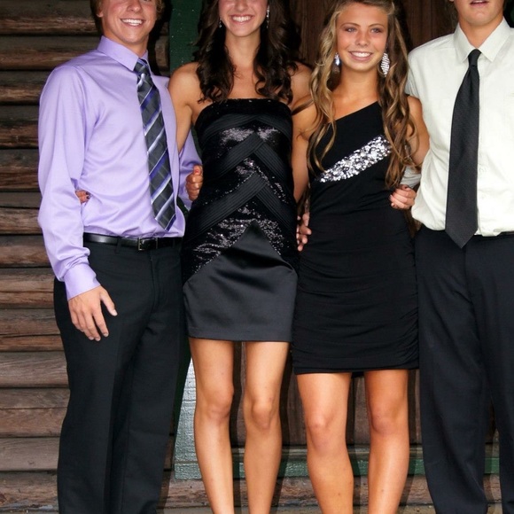 Faviana black sequin dress - Picture 5 of 5