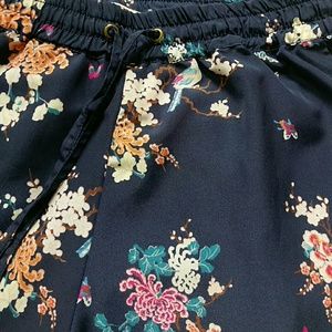 Stradivarius Floral print track pants